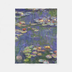 Monet Water Lilies Masterstuk Schilderen Fleece Deken