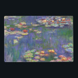 Monet Water Lilies Masterstuk Schilderen Gelamineerde Placemat<br><div class="desc">Monet Water Lilies - Dit klassieke schilderij van Monet werd in 1916 geschilderd door Claude Monet. Het maakt deel uit van zijn beroemde collectie van de waterleiding waar hij schildert in zijn tuin in Giverney,  Frankrijk. Een meesterwerk schilderij.</div>