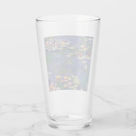 Monet Water Lilies Masterstuk Schilderen Glas (Achterkant)