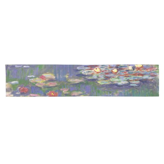 Monet Water Lilies Masterstuk Schilderen Korte Tafelloper (Horizontaal)