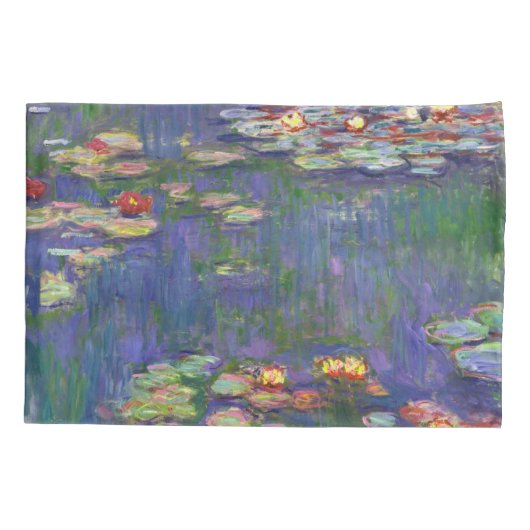 Monet Water Lilies Masterstuk Schilderen Kussensloop (Achterkant)