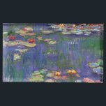 Monet Water Lilies Masterstuk Schilderen Plaatskaart Houder<br><div class="desc">Monet Water Lilies - Dit klassieke schilderij van Monet werd in 1916 geschilderd door Claude Monet. Het maakt deel uit van zijn beroemde collectie van de waterleiding waar hij schildert in zijn tuin in Giverney,  Frankrijk. Een meesterwerk schilderij.</div>