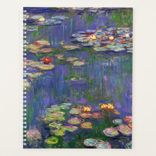 Monet Water Lilies Masterstuk Schilderen Planner (Voorkant)