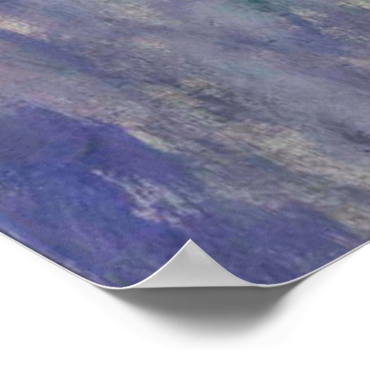 Monet Water Lilies Masterstuk Schilderen Poster (Hoek)