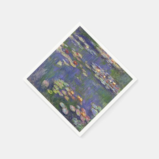 Monet Water Lilies Masterstuk Schilderen Servetten (Hoek)
