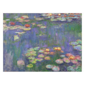 Monet Water Lilies Masterstuk Schilderen Tafelkleed (Voorkant (Horizontaal))