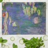 Monet Water Lilies Masterstuk Schilderen Theedoek (Gevouwen)
