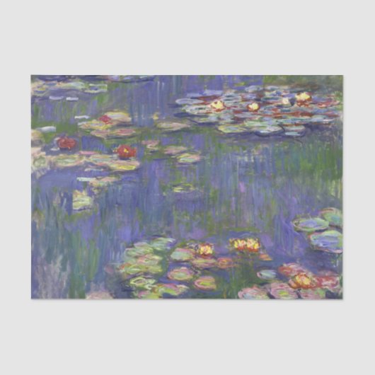 Monet Water Lilies Masterstuk Schilderen Tissuepapier (Voorkant)