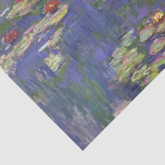 Monet Water Lilies Masterstuk Schilderen Tissuepapier (Detail)