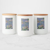 Monet Water Lilies Masterstuk Schilderen Voedselcontainer Etiket (Flessen)