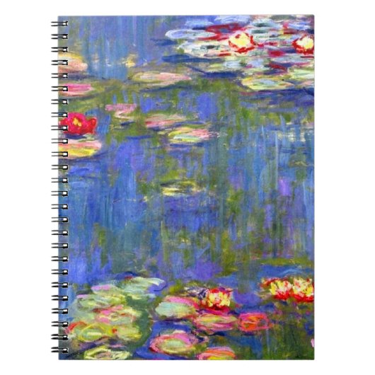 Monet Water Lilies Notitieboek (Voorkant)