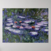Monet - Water Lilies, Nympheas Poster (Voorkant)