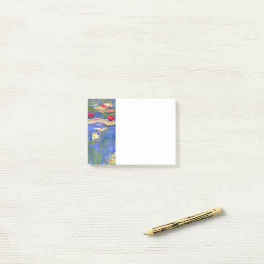 Monet Water Lilies Post-it® Notes (Op bureau)