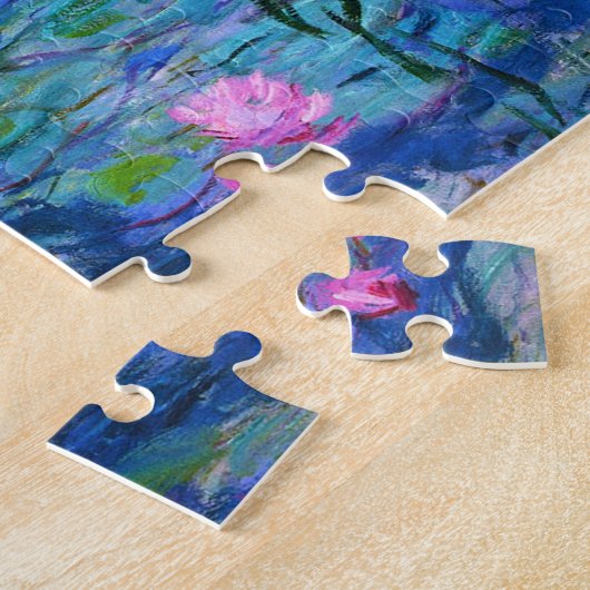 Monet Water Lilies Puzzle Legpuzzel (Zijkant)