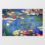 Monet Water Lilies Raamsticker<br><div class="desc">Window Cling met Claude Monet's oil schilderij Water Lilies (1916). Mooie roze,  paarse en rode waterlib die drijven in een serene vijver. Een groot geschenk voor fans van het impressionisme en de Franse kunst.</div>