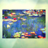 Monet Water Lilies Raamsticker (Vel 3)