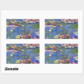 Monet Water Lilies Rechthoekige Sticker (Vel)
