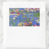 Monet Water Lilies Rechthoekige Sticker (Tas)
