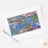 Monet Water Lilies Rechthoekige Sticker (Envelop)