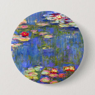 Monet Water Lilies  Ronde Button 7,6 Cm