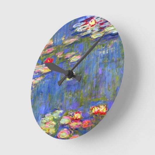 Monet Water Lilies Ronde Klok (Hoek)