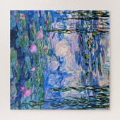 Monet - Water Lilies (roze) 1919 schilderij Legpuzzel (Horizontaal)