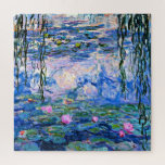 Monet - Water Lilies (roze) 1919 schilderij Legpuzzel<br><div class="desc">Water Lilies (roze) 1919 beroemd impressionistisch schilderij van Claude Monet - mooi</div>