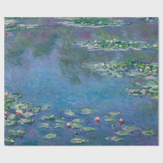 Monet Water Lilies Schilderen Cadeaupapier (Vlak)
