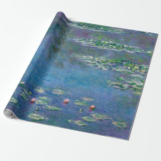 Monet Water Lilies Schilderen Cadeaupapier (Uitgerold)