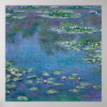 Monet Water Lilies Schilderen Poster<br><div class="desc">Oscar-Claude Monet (14 november 1840 - 5 december 1926) was een Franse schilder en stichter van de Franse impressionistische schilderstijl. De term "impressionisme" is afgeleid van de titel van een van zijn schilderijen. Dit schilderij is Water Lilies.</div>