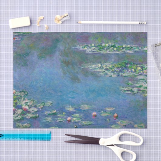 Monet Water Lilies Schilderen Tissuepapier (Craft)