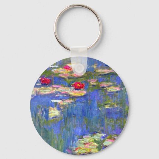 Monet Water Lilies Sleutelhanger (Voorkant)