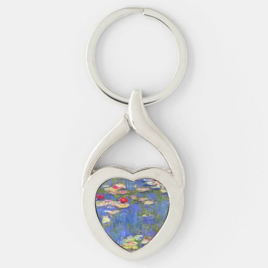 Monet Water Lilies Sleutelhanger (Voorkant)