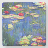 Monet Water Lilies Stenen Onderzetter (Voorkant)