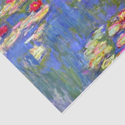 Monet Water Lilies Tissuepapier (Detail)