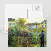 Monet - Water Lilies (turquoise), 1915 Briefkaart (Voorkant / Achterkant)