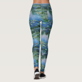 Monet Water Lillies Beauful Waterverf Leggings (Achterkant)
