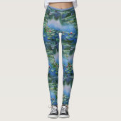 Monet Water Lillies Beauful Waterverf Leggings (Voorkant)