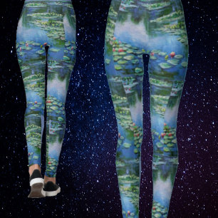 Monet Water Lillies Beauful Waterverf Leggings