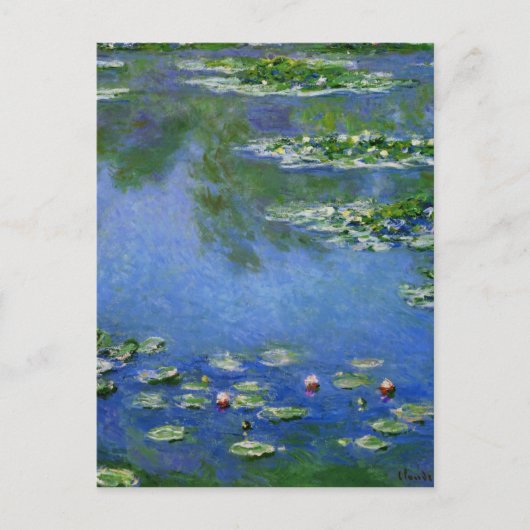 Monet Water Lillies Briefkaart (Voorkant)