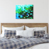 Monet Water Lillies Canvas (Insitu (Slaapkamer))