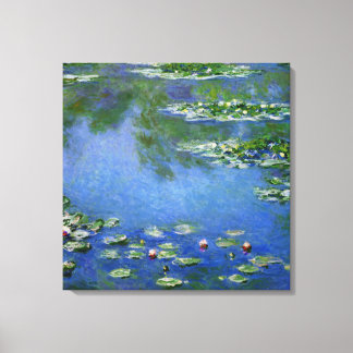 Monet Water Lillies Canvas Afdruk