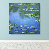 Monet Water Lillies Canvas Afdruk (Insitu (Houten vloer))