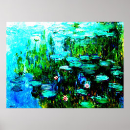 Monet Water Lillies Poster
