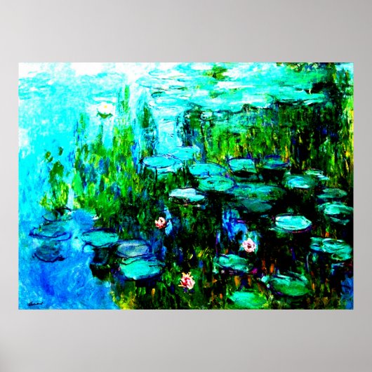 Monet Water Lillies Poster (Voorkant)