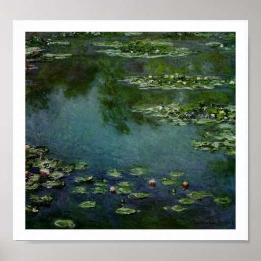 Monet Water Lillies Poster (Voorkant)