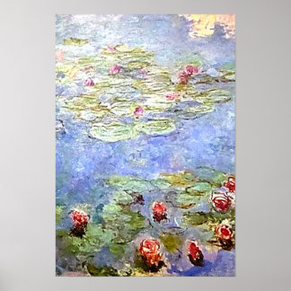 Monet Water Lillies Poster