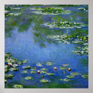Monet Water Lillies Poster