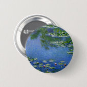 Monet Water Lillies Ronde Button 5,7 Cm (Voorkant /achterkant)