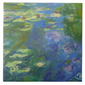 Monet Water Lilly Modular Tile Tegeltje (Voorkant)